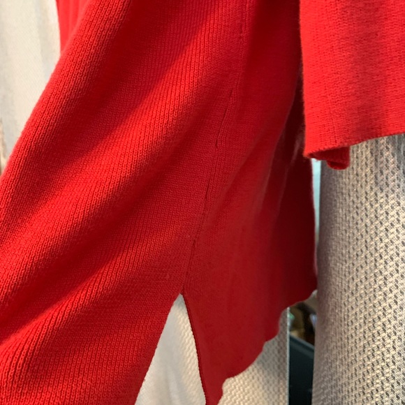 Excellent Condition QUACKER FACTORY Women’s Red Embellished Sweater Size Medium - Picture 8 of 9